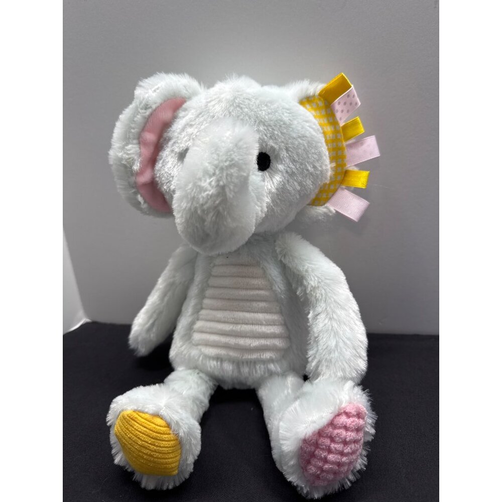 Make Believe Ideas Elephant Sensory Snuggables Plush Stuffed Animal 12” Lovey